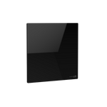 AENO Premium Eco Smart Quadro sienas sildītājs, 500 W, 50x50 cm, rūdīta stikla panelis, infrasarkanā + konvekcijas sildīšana, LED displejs, Eiropas kontaktdakša (E/F tips), melns