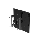 AENO Premium Eco Smart Quadro seinakütteseade, 500 W, 50x50 cm, karastatud klaaspaneel, infrapuna + konvektsiooniküte, LED-ekraan, Euroopa pistik (tüüp E/F), must