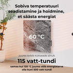 AENO AGH13S Quadro viedais sildītājs, 500 W, Antique Marble