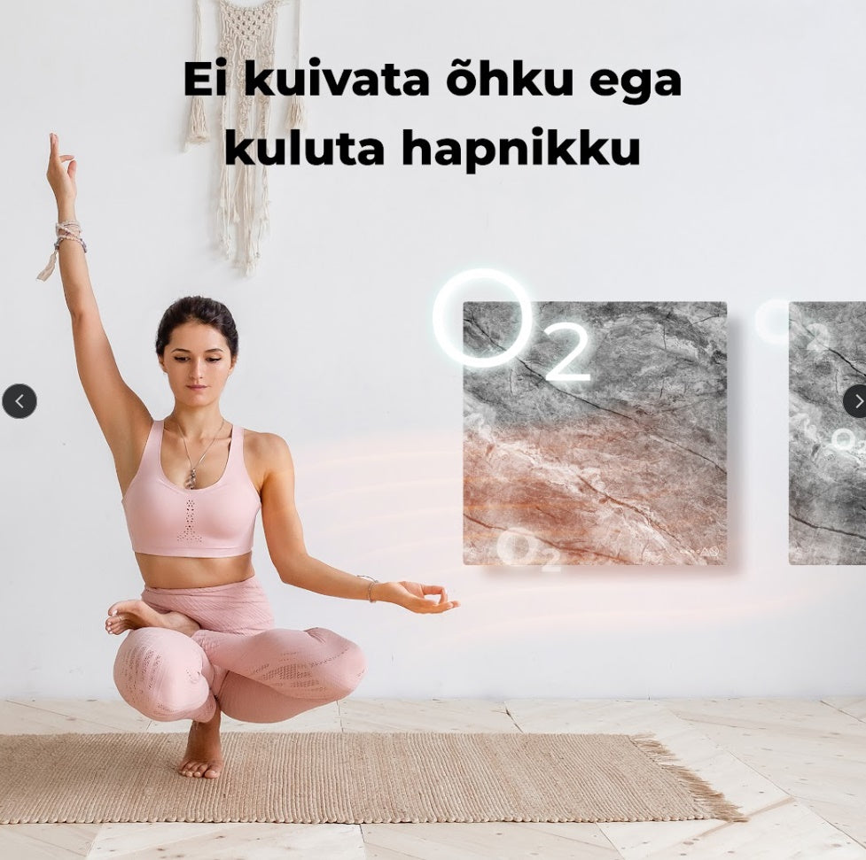 AENO AGH13S Quadro viedais sildītājs, 500 W, Antique Marble