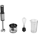 AENO rokas blenderis, 1200 W, melns, ar Tiger Teeth asmeni, putotāju, smalcinātāju un mērtrauku