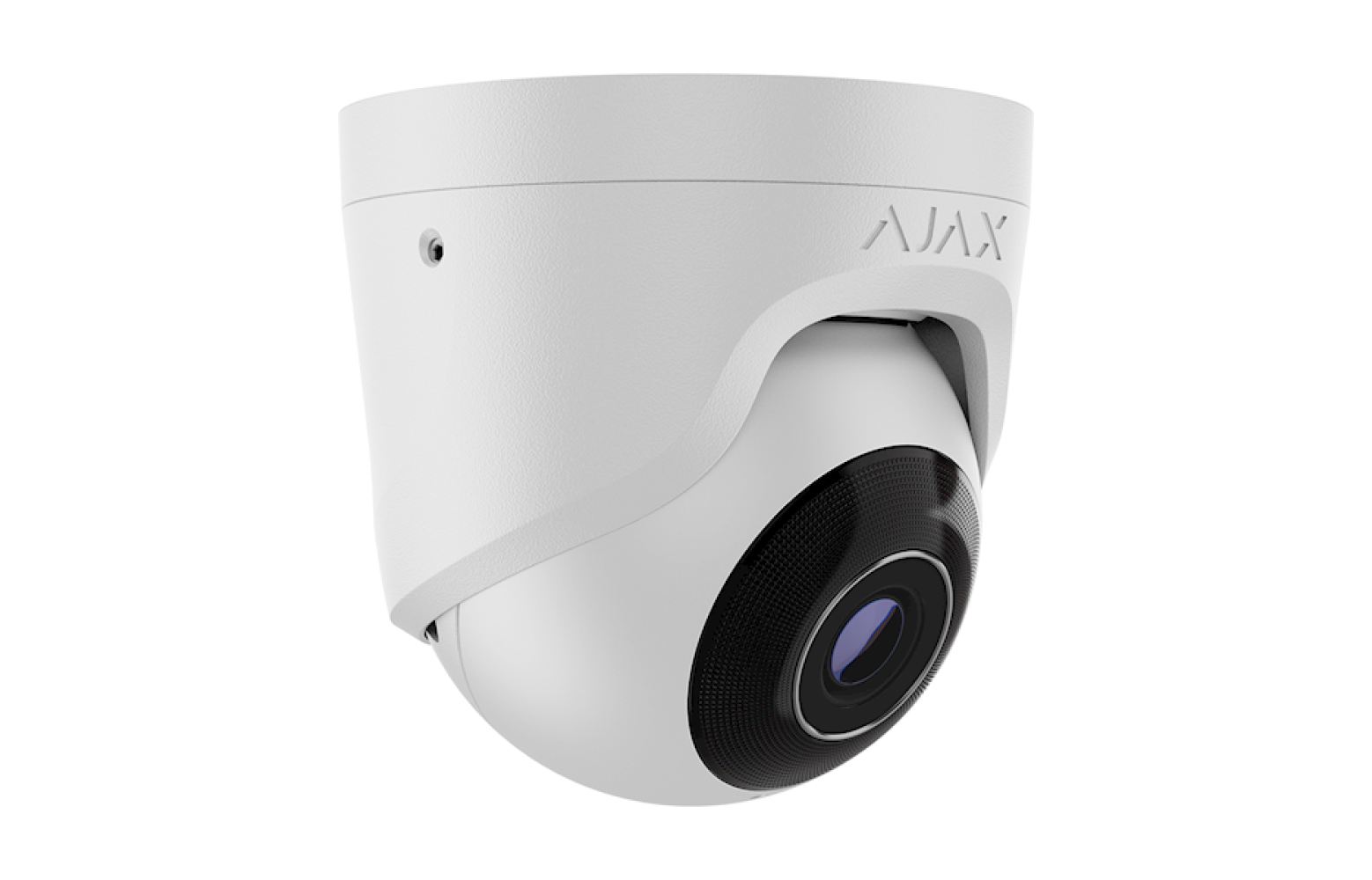 AJAX TURRETCAM 5Mp 2.8MM white 12V.For outdoor and indoor use. Powered IP security camera with 110° viewing angle