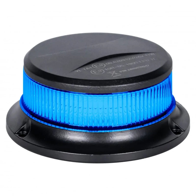 PICO LED zila LED brīdinājuma bākuguns ar magnētu, 18 LED, 12/24 V