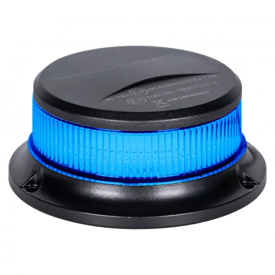 PICO LED zila LED brīdinājuma bākuguns ar magnētu, 18 LED, 12/24 V