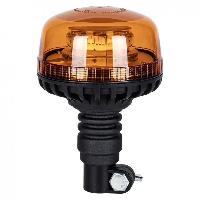 KAMAR TruckLED OPTI 36LED LED brīdinājuma bākuguns, 13–19W, 12/24V, IP66, FLEX elastīgs stiprinājums, PC lēca, PP korpuss, R10/R65, 2 gadu garantija