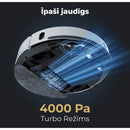 AENO ARC0004S Robots putekļu sūcējs, mitrā un sausā tīrīšana. Jauda 4000PA. Darbības ilgums līdz 120min. Balts