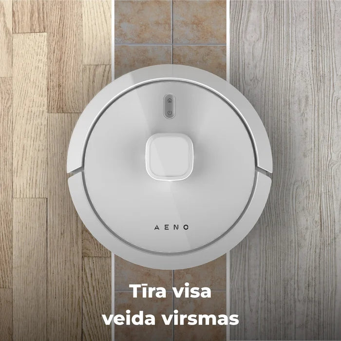 AENO ARC0004S Robots putekļu sūcējs, mitrā un sausā tīrīšana. Jauda 4000PA. Darbības ilgums līdz 120min. Balts