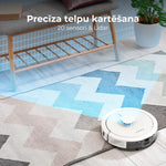 AENO ARC0004S Robots putekļu sūcējs, mitrā un sausā tīrīšana. Jauda 4000PA. Darbības ilgums līdz 120min. Balts