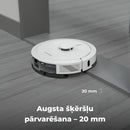 AENO ARC0004S Robots putekļu sūcējs, mitrā un sausā tīrīšana. Jauda 4000PA. Darbības ilgums līdz 120min. Balts