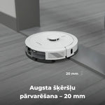 AENO ARC0004S Robots putekļu sūcējs, mitrā un sausā tīrīšana. Jauda 4000PA. Darbības ilgums līdz 120min. Balts