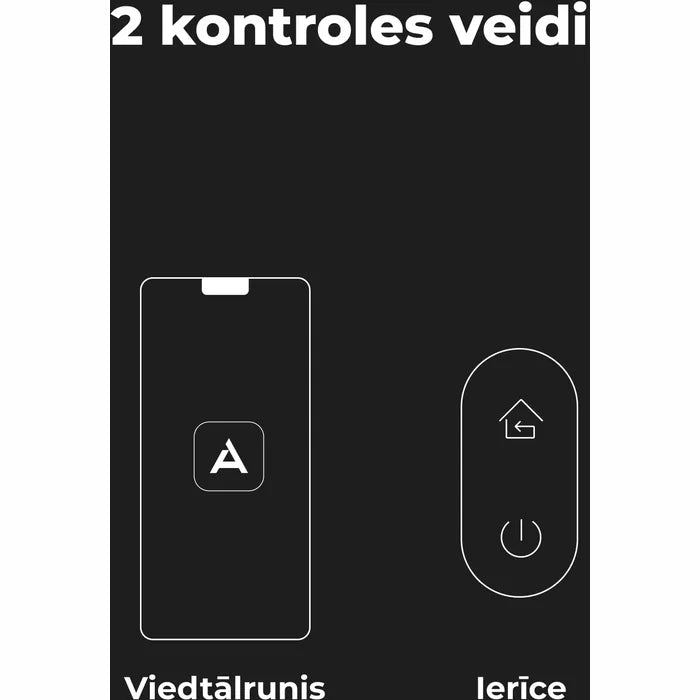 AENO ARC0004S Robots putekļu sūcējs, mitrā un sausā tīrīšana. Jauda 4000PA. Darbības ilgums līdz 120min. Balts