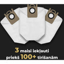 AENO ARC0004S Robots putekļu sūcējs, mitrā un sausā tīrīšana. Jauda 4000PA. Darbības ilgums līdz 120min. Balts