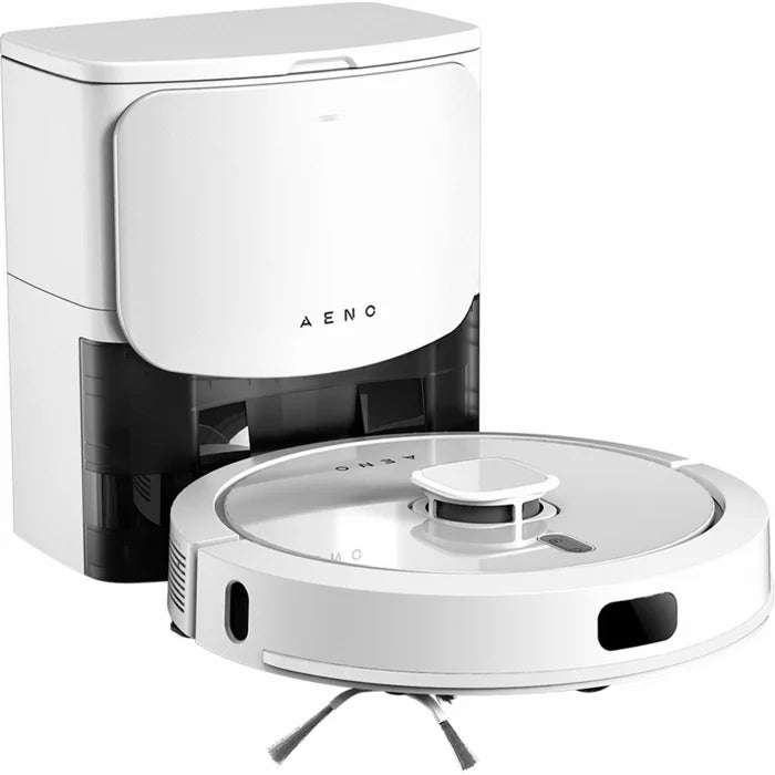 AENO ARC0004S Robots putekļu sūcējs, mitrā un sausā tīrīšana. Jauda 4000PA. Darbības ilgums līdz 120min. Balts