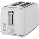 Elektriskais tosteris, balts, 220–240 V, 50–60 Hz, 920–1080 W, 2 spraugas, 3 režīmi, 7 apbrūnināšanas līmeņi