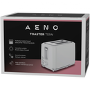 Elektriskais tosteris, balts, 220–240 V, 50–60 Hz, 920–1080 W, 2 spraugas, 3 režīmi, 7 apbrūnināšanas līmeņi