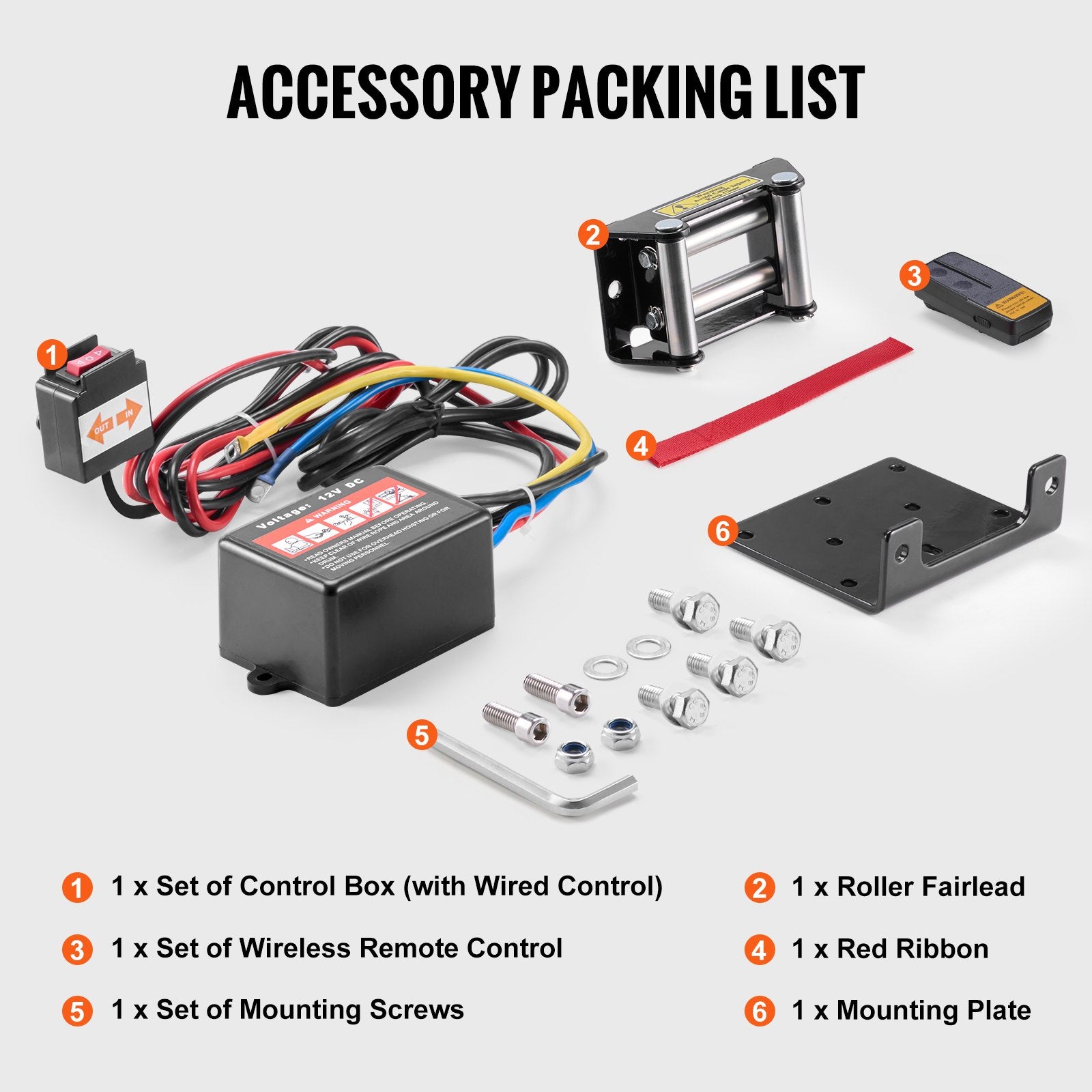 VEVOR elektriskā vinča ATV/UTV 1814,4 kg ar tērauda trosi, IP55 ūdensizturība un tālvadības pulti