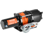 VEVOR electric winch ATV/UTV, 2040 kg, with synthetic rope, waterproof, with remote control