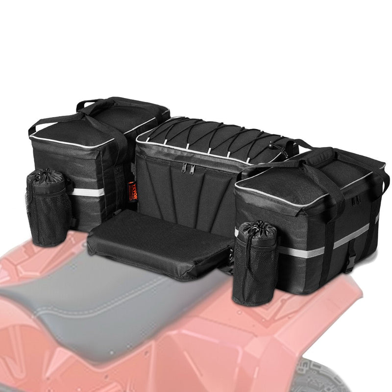 VEVOR 54 L ATV aizmugures kravas soma ar 16 L termo somu un ūdensnecaurlaidīgu pārsegu