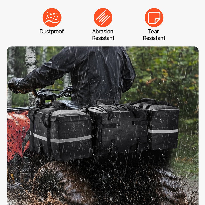 VEVOR 54 L ATV aizmugures kravas soma ar 16 L termo somu un ūdensnecaurlaidīgu pārsegu