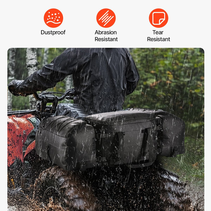 VEVOR 74 L ATV aizmugures soma no 600D oksforda auduma ar sūkļa polsterējumu