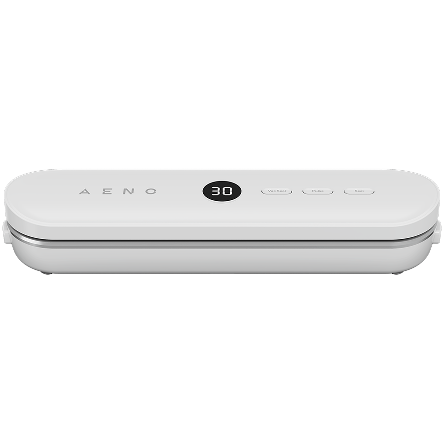 Vakuuma iepakotājs ar LED displeju, 80 W, -65 kPa vakuuma jauda, balts