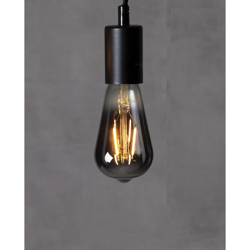 E27 2W(100Lm) LED Spuldze Filament, ST64, IP20, CRI80, silti balta gaisma 2700K