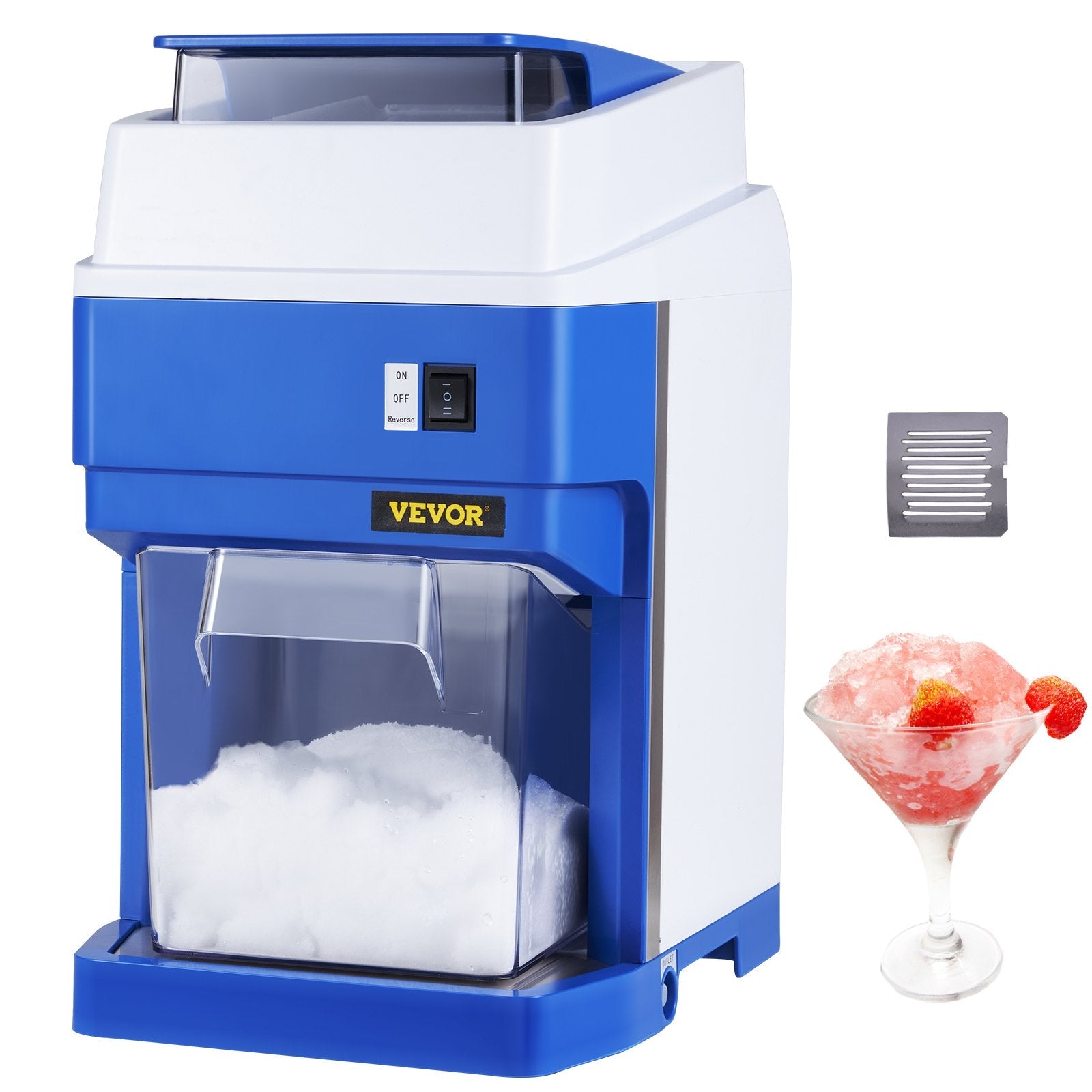 VEVOR komerciālais ledus smalcinātājs 265 kg/h, 650 W