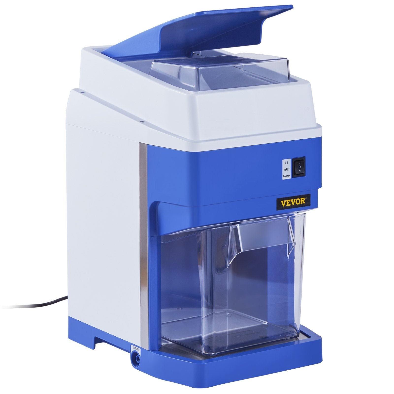 VEVOR komerciālais ledus smalcinātājs 265 kg/h, 650 W