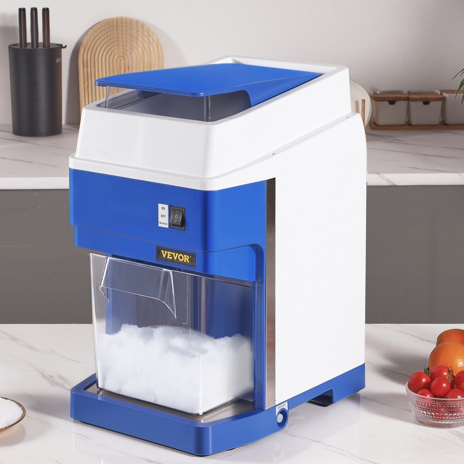 VEVOR komerciālais ledus smalcinātājs 265 kg/h, 650 W