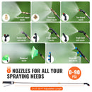 VEVOR akutoitega 15 l pihusti, 0-90 PSI, reguleeritav rõhk