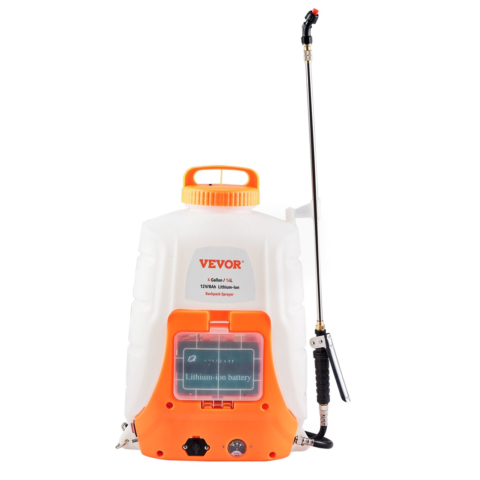 VEVOR ar akumulatoru darbināms 15 L izsmidzinātājs, 0-90 PSI, regulējams spiediens