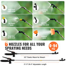 Muguras dārza miglotājs ar 15 L tvertni, 0–6,5 bar