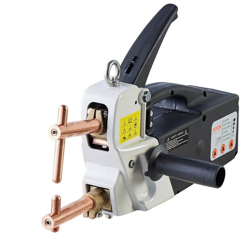 VEVOR pārnēsājamais punktmetināšanas aparāts, 9,2 kVA jauda, 4/25 collu metināšanas biezums, rokas metināšanas uzgalis lokšņu metālam – oglekļa tēraudam, nerūsējošajam tēraudam, alumīnija loksnēm