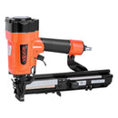 VEVOR pneimatiskā skavu pistole, 16 G (1,6 mm) skavas ar 26,4 mm platu galvu, garums 16–38 mm, darba spiediens 4,8–8,3 bar, divi šaušanas režīmi, piemērota jumtu klāšanai, sienu apšuvumam, žogiem un grīdu pamatnei