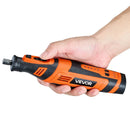 VEVOR 136 daļu bezvadu DC 8 V mini rotācijas instruments ar 5 ātrumiem (5000–30000 apgr./min.) gravēšanai, slīpēšanai, pulēšanai, grebšanai, asināšanai, griešanai un rokdarbiem