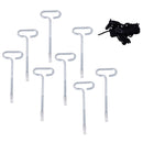 VEVOR 8 personu ledus makšķerēšanas telts, 300D Oxford audums, pārnēsājama ledus patvertne, stipra ūdensizturīga ledus makšķerēšanas telts āra makšķerēšanai