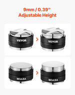 VEVOR 51 mm kafijas sadalītājs, 2-in-1 regulējams espresso sadalītājs mājām