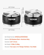 VEVOR 51 mm kafijas sadalītājs, 2-in-1 regulējams espresso sadalītājs mājām