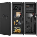 Available in 10 days! VEVOR 109 cm High Box Gun Safe 4-Level Hidden Gun Safe with Keypad and Fingerprint Reader
