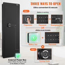 Available in 10 days! VEVOR 109 cm High Box Gun Safe 4-Level Hidden Gun Safe with Keypad and Fingerprint Reader