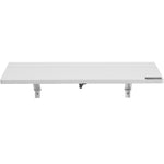 VEVOR pie sienas stiprināms nolokāms galds, 800 × 600 mm, portatīvajam datoram, mājas birojam