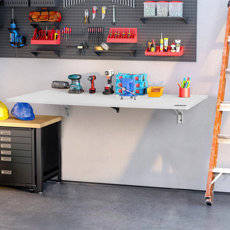 VEVOR seinale paigaldatav kokkupandav laud 110 kg, 1100 x 460 mm