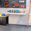 VEVOR pie sienas stiprināms nolokāmais galds, 1200 × 500 mm, portatīvajam datoram, mājas birojam