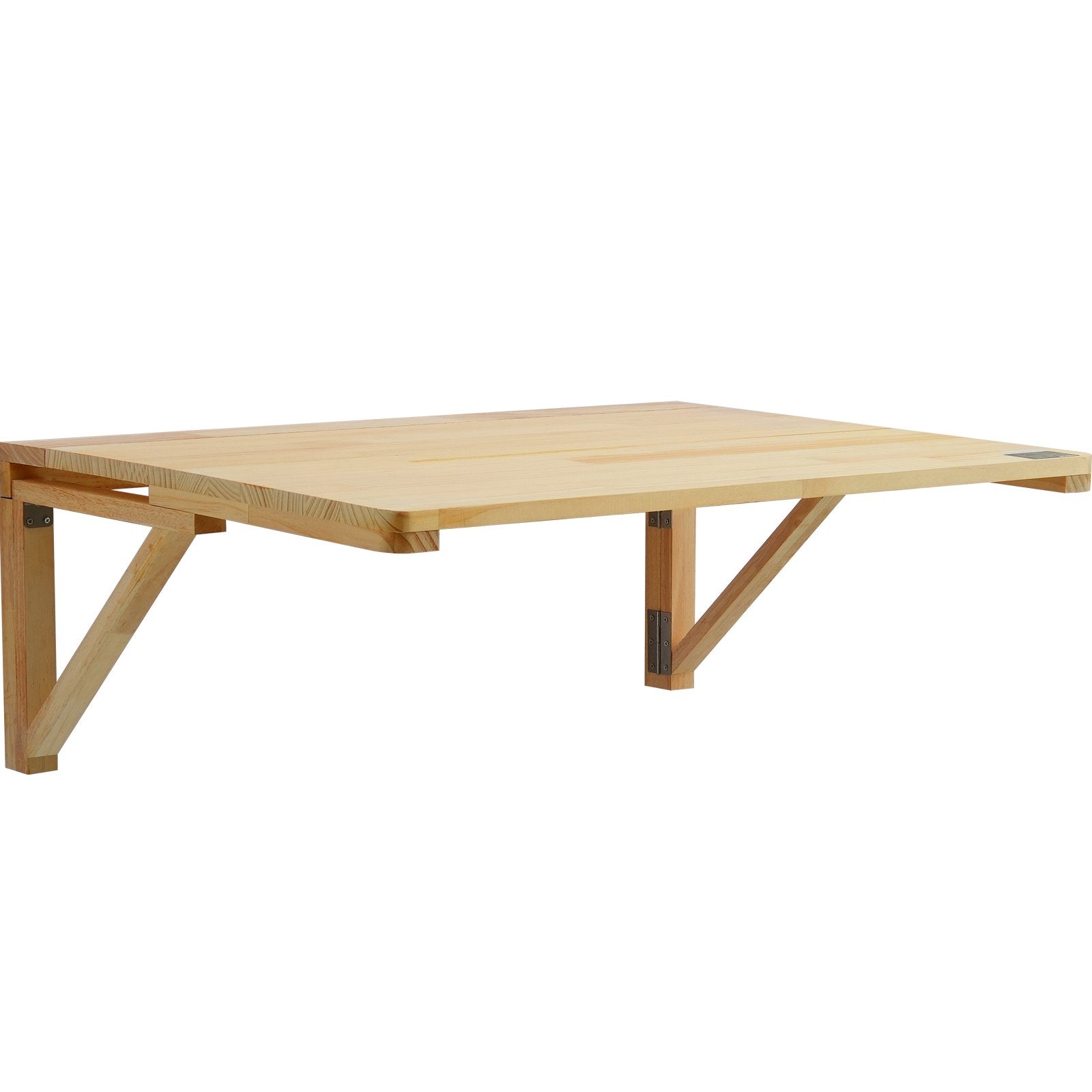 VEVOR pie sienas stiprināms nolokāmais galds, 800 × 600 mm, portatīvajam datoram, mājas birojam