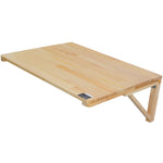 VEVOR pie sienas stiprināms nolokāmais galds, 800 × 600 mm, portatīvajam datoram, mājas birojam