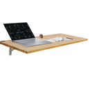 Wall mount folding table, floating, portable work table, 120 x 50 cm