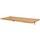Wall mount folding table, floating, portable work table, 120 x 50 cm