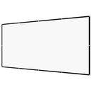 VEVOR 381 cm 16:9 4K 1080 HD sienas stiprināma projekcijas ekrāns ar 12 āķiem un abpusējām līmlentēm, pārnēsājams audekla ekrāns mājas kinozālei, birojam vai ģimenes lietošanai