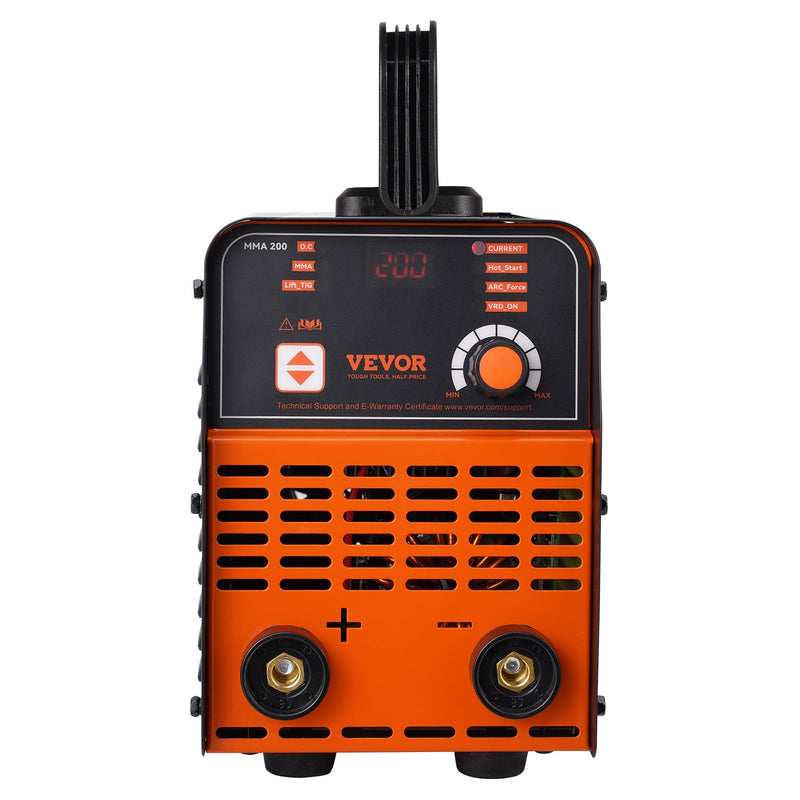 Электросварщик VEVOR ARC 220 В 200 А 2-в-1 с функцией Lift TIG и горячим стартом