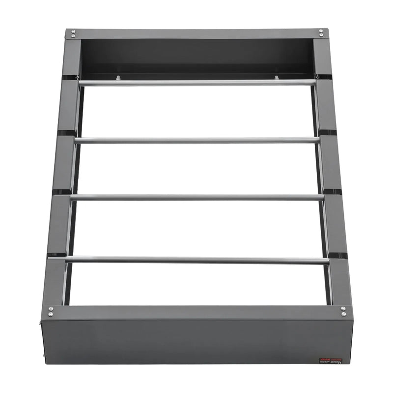 Vadu ruļļu statīvs ar 4 regulējamiem stieņiem — sienas stiprināms ruļļu turētājs ar 68 kg slodzes kapacitāti